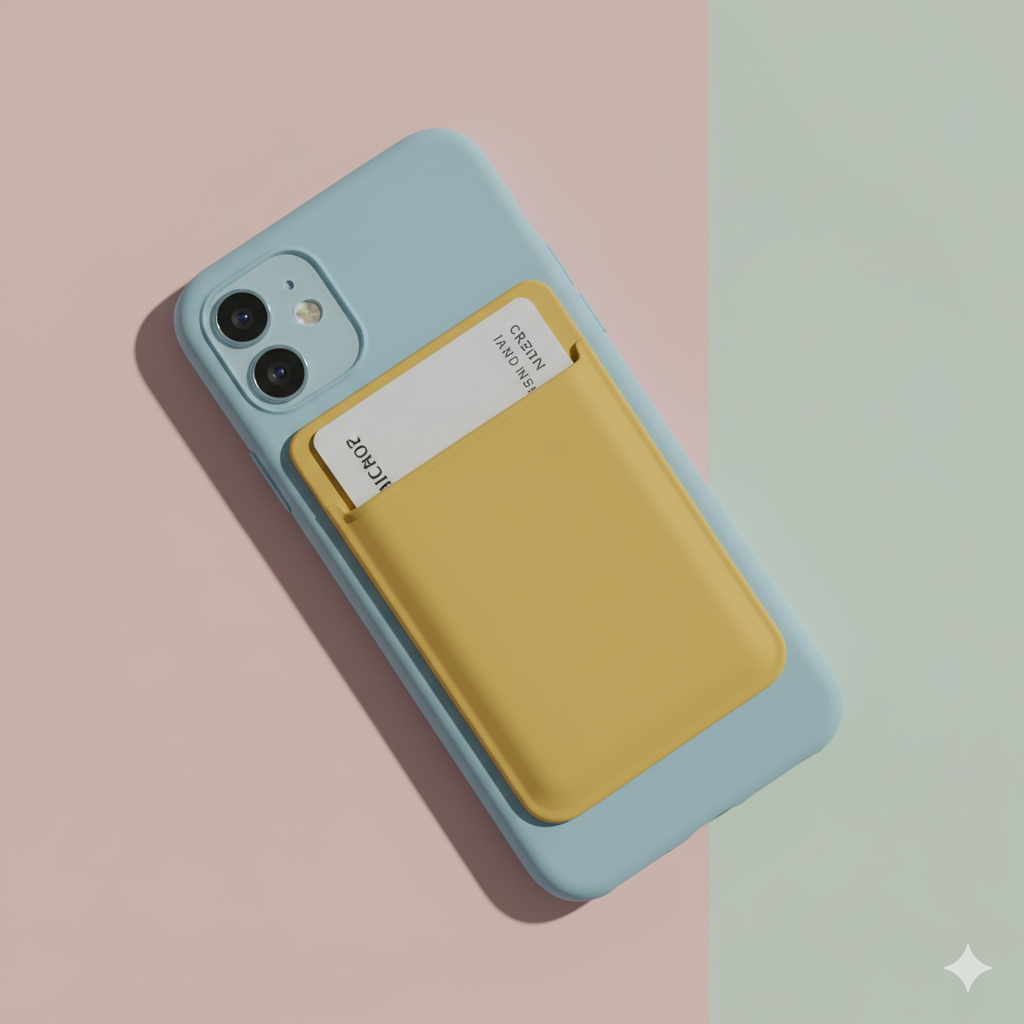 Silicone Phone Card Holder